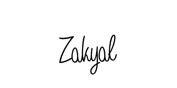 You should practise on your own different ways (Angelique-Rose-font-FFP) to write your name (Zakyal) in signature. don't let someone else do it for you. Zakyal signature style 5 images and pictures png