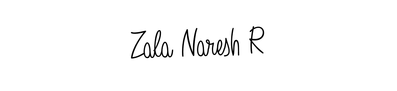 How to Draw Zala Naresh R signature style? Angelique-Rose-font-FFP is a latest design signature styles for name Zala Naresh R. Zala Naresh R signature style 5 images and pictures png