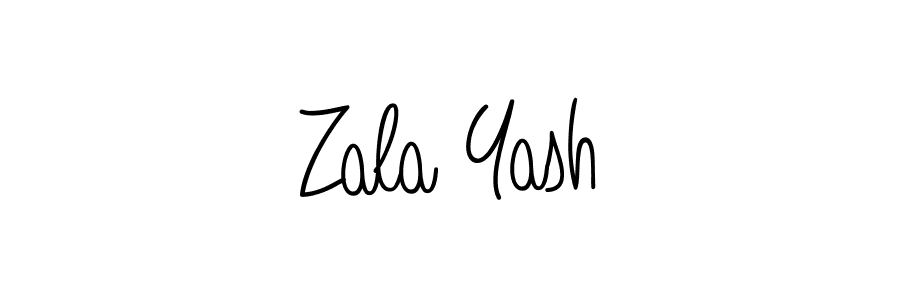 Also we have Zala Yash name is the best signature style. Create professional handwritten signature collection using Angelique-Rose-font-FFP autograph style. Zala Yash signature style 5 images and pictures png