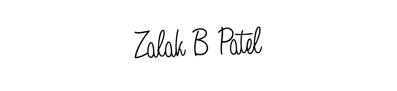 How to make Zalak B Patel signature? Angelique-Rose-font-FFP is a professional autograph style. Create handwritten signature for Zalak B Patel name. Zalak B Patel signature style 5 images and pictures png