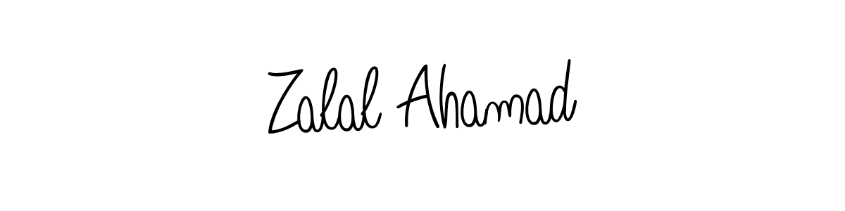 It looks lik you need a new signature style for name Zalal Ahamad. Design unique handwritten (Angelique-Rose-font-FFP) signature with our free signature maker in just a few clicks. Zalal Ahamad signature style 5 images and pictures png