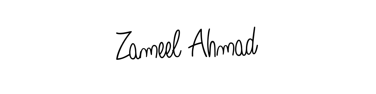 Here are the top 10 professional signature styles for the name Zameel Ahmad. These are the best autograph styles you can use for your name. Zameel Ahmad signature style 5 images and pictures png