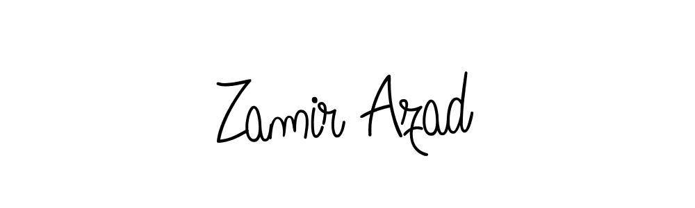 It looks lik you need a new signature style for name Zamir Azad. Design unique handwritten (Angelique-Rose-font-FFP) signature with our free signature maker in just a few clicks. Zamir Azad signature style 5 images and pictures png