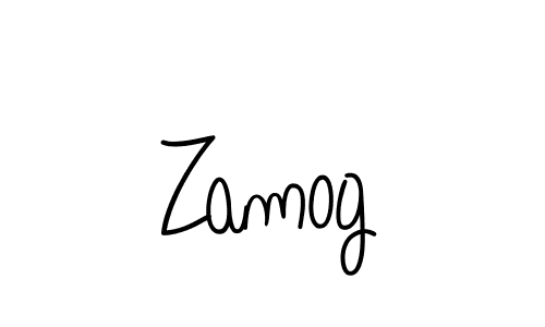 How to Draw Zamog signature style? Angelique-Rose-font-FFP is a latest design signature styles for name Zamog. Zamog signature style 5 images and pictures png