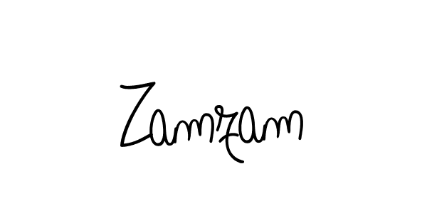 Once you've used our free online signature maker to create your best signature Angelique-Rose-font-FFP style, it's time to enjoy all of the benefits that Zamzam name signing documents. Zamzam signature style 5 images and pictures png