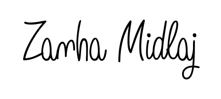 An effortless, minimalist signature concept for Zanha Midlaj using Angelique-Rose-font-FFP design. Clean lines that look great on any document. Zanha Midlaj signature style 5 images and pictures png