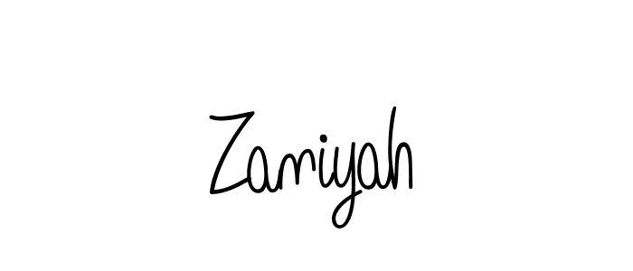 Best and Professional Signature Style for Zaniyah. Angelique-Rose-font-FFP Best Signature Style Collection. Zaniyah signature style 5 images and pictures png