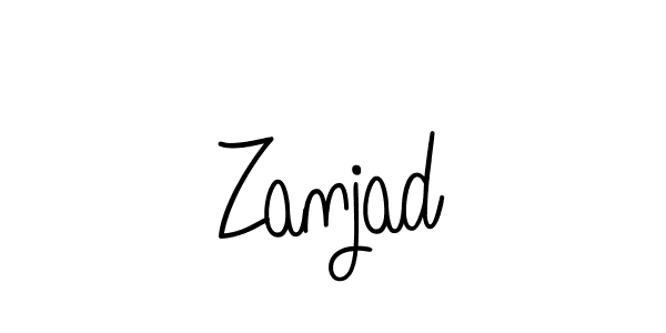 Best and Professional Signature Style for Zanjad. Angelique-Rose-font-FFP Best Signature Style Collection. Zanjad signature style 5 images and pictures png