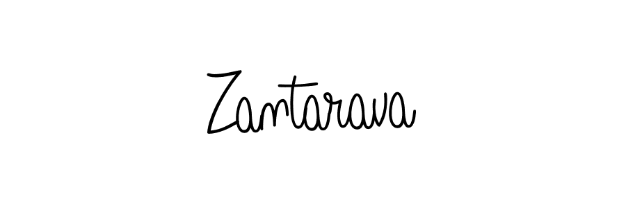 Make a beautiful signature design for name Zantarava. With this signature (Angelique-Rose-font-FFP) style, you can create a handwritten signature for free. Zantarava signature style 5 images and pictures png