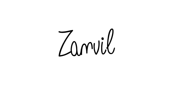 Make a beautiful signature design for name Zanvil. Use this online signature maker to create a handwritten signature for free. Zanvil signature style 5 images and pictures png