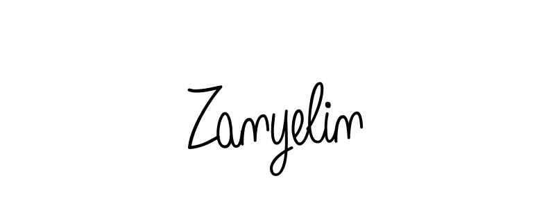 Create a beautiful signature design for name Zanyelin. With this signature (Angelique-Rose-font-FFP) fonts, you can make a handwritten signature for free. Zanyelin signature style 5 images and pictures png