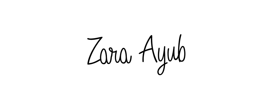 Make a short Zara Ayub signature style. Manage your documents anywhere anytime using Angelique-Rose-font-FFP. Create and add eSignatures, submit forms, share and send files easily. Zara Ayub signature style 5 images and pictures png