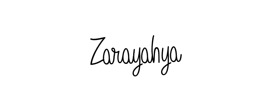 Create a beautiful signature design for name Zarayahya. With this signature (Angelique-Rose-font-FFP) fonts, you can make a handwritten signature for free. Zarayahya signature style 5 images and pictures png