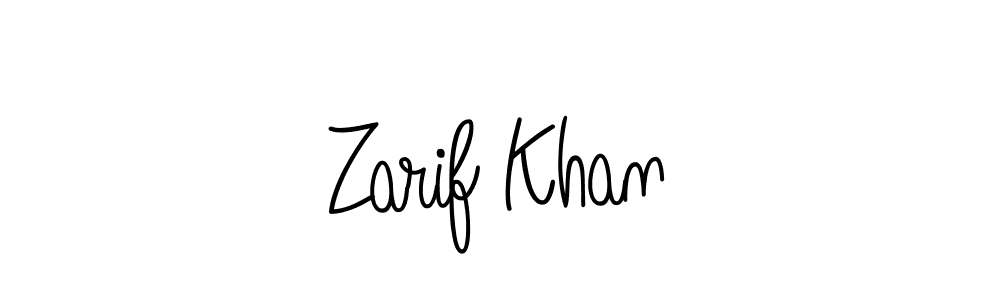 Zarif Khan stylish signature style. Best Handwritten Sign (Angelique-Rose-font-FFP) for my name. Handwritten Signature Collection Ideas for my name Zarif Khan. Zarif Khan signature style 5 images and pictures png