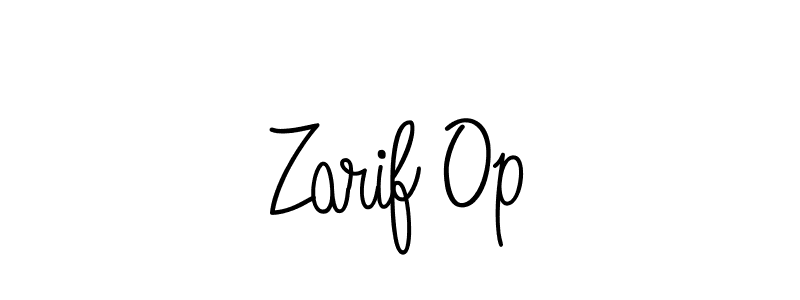 Make a beautiful signature design for name Zarif Op. Use this online signature maker to create a handwritten signature for free. Zarif Op signature style 5 images and pictures png