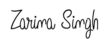 Explore multiple handwriting variations for Zarina Singh including this stunning Angelique-Rose-font-FFP design. Free to use across all platforms. Zarina Singh signature style 5 images and pictures png