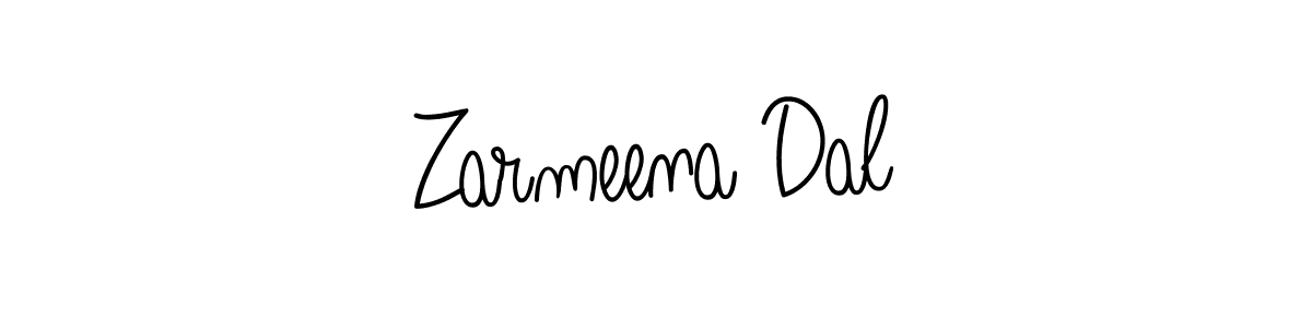Here are the top 10 professional signature styles for the name Zarmeena Dal. These are the best autograph styles you can use for your name. Zarmeena Dal signature style 5 images and pictures png