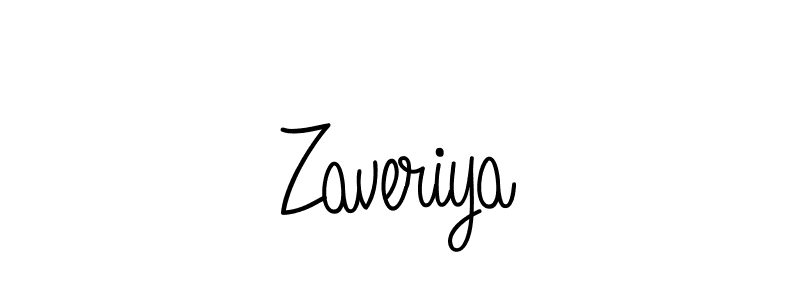Best and Professional Signature Style for Zaveriya. Angelique-Rose-font-FFP Best Signature Style Collection. Zaveriya signature style 5 images and pictures png
