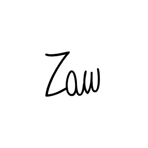 It looks lik you need a new signature style for name Zaw. Design unique handwritten (Angelique-Rose-font-FFP) signature with our free signature maker in just a few clicks. Zaw signature style 5 images and pictures png
