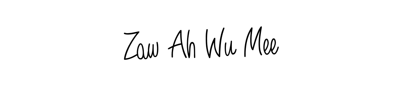 It looks lik you need a new signature style for name Zaw Ah Wu Mee. Design unique handwritten (Angelique-Rose-font-FFP) signature with our free signature maker in just a few clicks. Zaw Ah Wu Mee signature style 5 images and pictures png