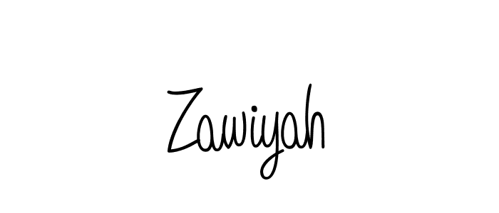 Make a beautiful signature design for name Zawiyah. Use this online signature maker to create a handwritten signature for free. Zawiyah signature style 5 images and pictures png