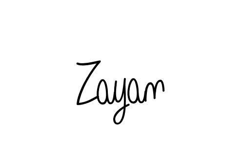 Also we have Zayan name is the best signature style. Create professional handwritten signature collection using Angelique-Rose-font-FFP autograph style. Zayan signature style 5 images and pictures png