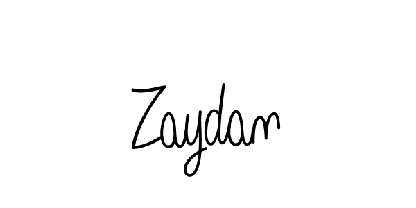 Make a beautiful signature design for name Zaydan. Use this online signature maker to create a handwritten signature for free. Zaydan signature style 5 images and pictures png