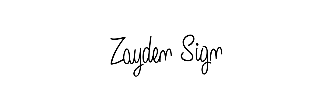 How to make Zayden Sign name signature. Use Angelique-Rose-font-FFP style for creating short signs online. This is the latest handwritten sign. Zayden Sign signature style 5 images and pictures png