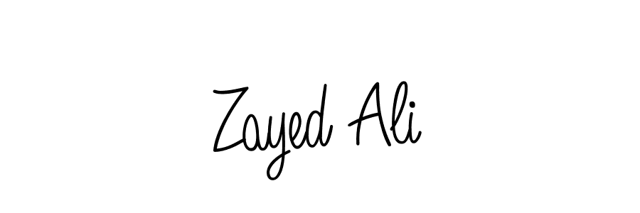How to make Zayed Ali signature? Angelique-Rose-font-FFP is a professional autograph style. Create handwritten signature for Zayed Ali name. Zayed Ali signature style 5 images and pictures png