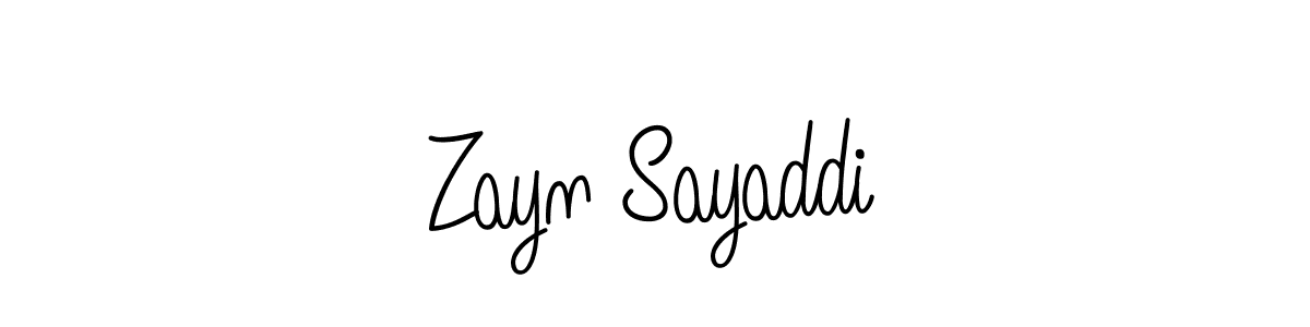 Also we have Zayn Sayaddi name is the best signature style. Create professional handwritten signature collection using Angelique-Rose-font-FFP autograph style. Zayn Sayaddi signature style 5 images and pictures png