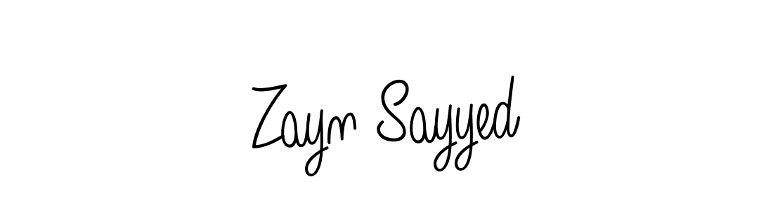Make a beautiful signature design for name Zayn Sayyed. Use this online signature maker to create a handwritten signature for free. Zayn Sayyed signature style 5 images and pictures png