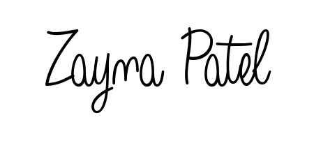 The Angelique-Rose-font-FFP typeface gives name Zayna Patel a refined look. Suitable for certificates, diplomas, and official verification. Zayna Patel signature style 5 images and pictures png