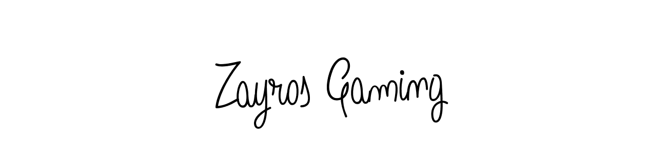 It looks lik you need a new signature style for name Zayros Gaming. Design unique handwritten (Angelique-Rose-font-FFP) signature with our free signature maker in just a few clicks. Zayros Gaming signature style 5 images and pictures png