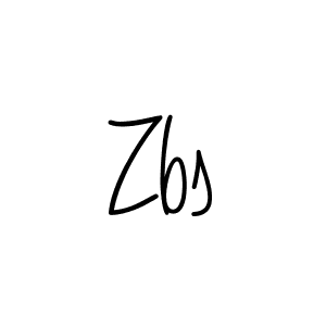 Design your own signature with our free online signature maker. With this signature software, you can create a handwritten (Angelique-Rose-font-FFP) signature for name Zbs. Zbs signature style 5 images and pictures png