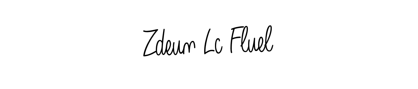 Once you've used our free online signature maker to create your best signature Angelique-Rose-font-FFP style, it's time to enjoy all of the benefits that Zdeun Lc Fluel name signing documents. Zdeun Lc Fluel signature style 5 images and pictures png