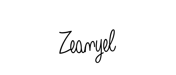 Here are the top 10 professional signature styles for the name Zeanyel. These are the best autograph styles you can use for your name. Zeanyel signature style 5 images and pictures png