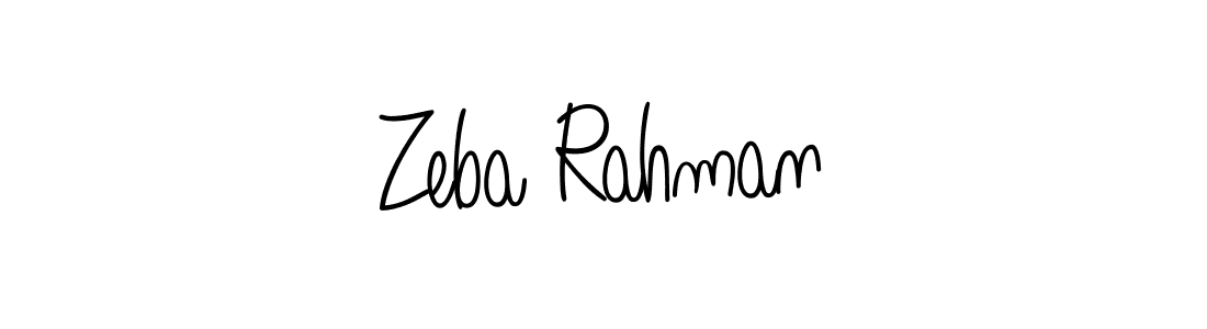 Check out images of Autograph of Zeba Rahman name. Actor Zeba Rahman Signature Style. Angelique-Rose-font-FFP is a professional sign style online. Zeba Rahman signature style 5 images and pictures png