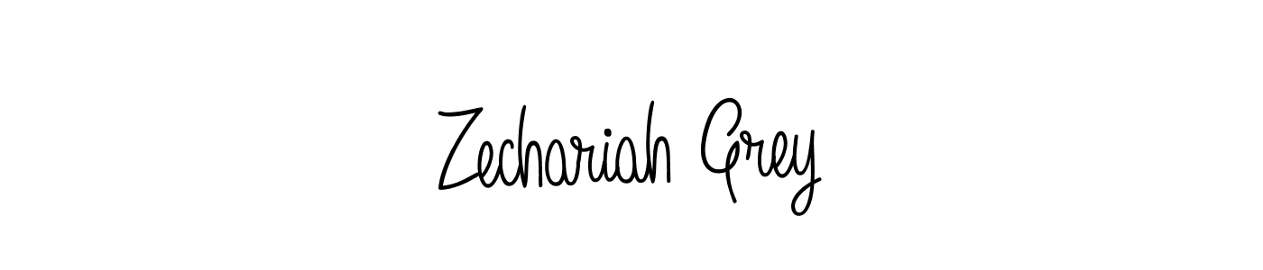Best and Professional Signature Style for Zechariah Grey. Angelique-Rose-font-FFP Best Signature Style Collection. Zechariah Grey signature style 5 images and pictures png