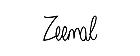 Create a beautiful signature design for name Zeenal. With this signature (Angelique-Rose-font-FFP) fonts, you can make a handwritten signature for free. Zeenal signature style 5 images and pictures png