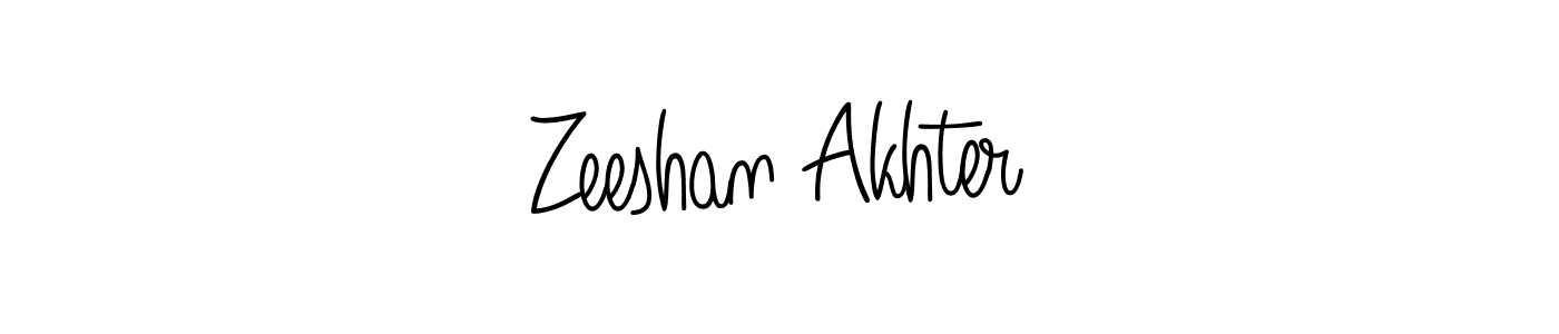 Use a signature maker to create a handwritten signature online. With this signature software, you can design (Angelique-Rose-font-FFP) your own signature for name Zeeshan Akhter. Zeeshan Akhter signature style 5 images and pictures png
