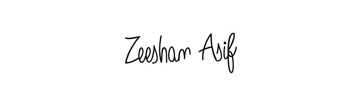 Zeeshan Asif stylish signature style. Best Handwritten Sign (Angelique-Rose-font-FFP) for my name. Handwritten Signature Collection Ideas for my name Zeeshan Asif. Zeeshan Asif signature style 5 images and pictures png