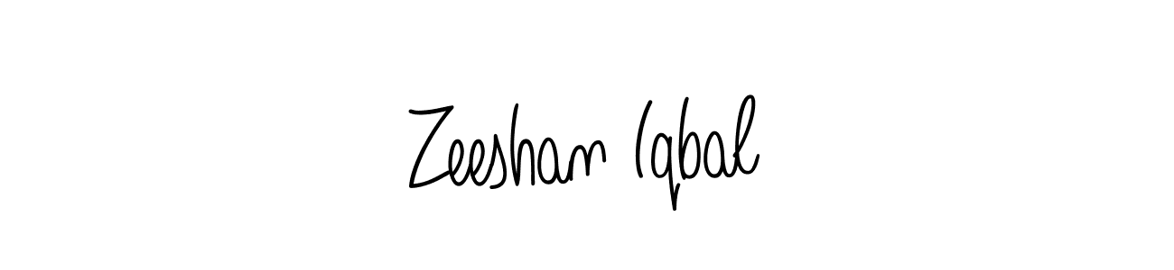 The best way (Angelique-Rose-font-FFP) to make a short signature is to pick only two or three words in your name. The name Zeeshan Iqbal include a total of six letters. For converting this name. Zeeshan Iqbal signature style 5 images and pictures png