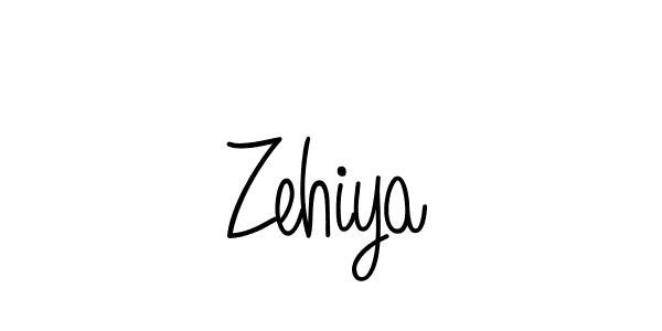 Design your own signature with our free online signature maker. With this signature software, you can create a handwritten (Angelique-Rose-font-FFP) signature for name Zehiya. Zehiya signature style 5 images and pictures png