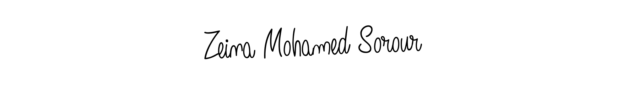 if you are searching for the best signature style for your name Zeina Mohamed Sorour. so please give up your signature search. here we have designed multiple signature styles  using Angelique-Rose-font-FFP. Zeina Mohamed Sorour signature style 5 images and pictures png