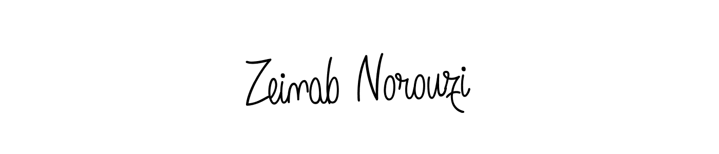 Check out images of Autograph of Zeinab Norouzi name. Actor Zeinab Norouzi Signature Style. Angelique-Rose-font-FFP is a professional sign style online. Zeinab Norouzi signature style 5 images and pictures png