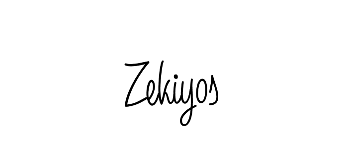 The best way (Angelique-Rose-font-FFP) to make a short signature is to pick only two or three words in your name. The name Zekiyos include a total of six letters. For converting this name. Zekiyos signature style 5 images and pictures png