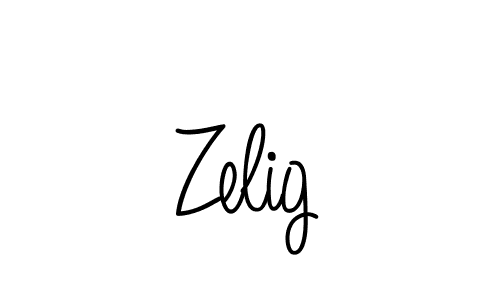 Use a signature maker to create a handwritten signature online. With this signature software, you can design (Angelique-Rose-font-FFP) your own signature for name Zelig. Zelig signature style 5 images and pictures png