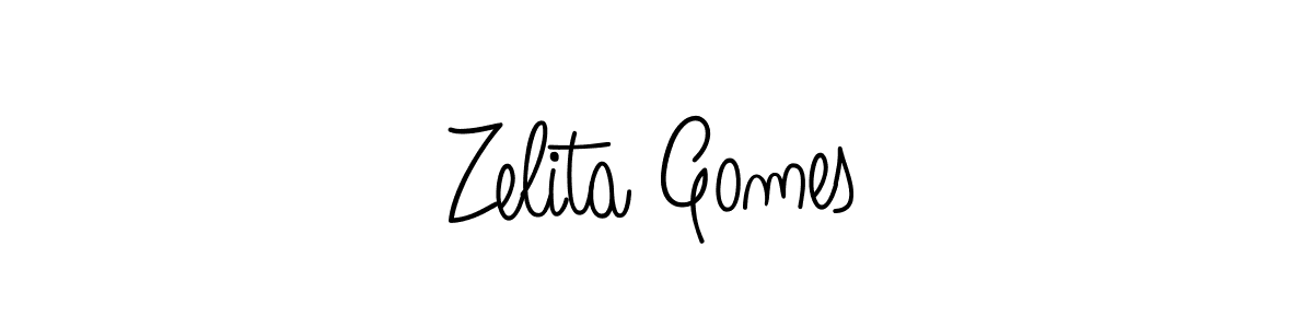 It looks lik you need a new signature style for name Zelita Gomes. Design unique handwritten (Angelique-Rose-font-FFP) signature with our free signature maker in just a few clicks. Zelita Gomes signature style 5 images and pictures png