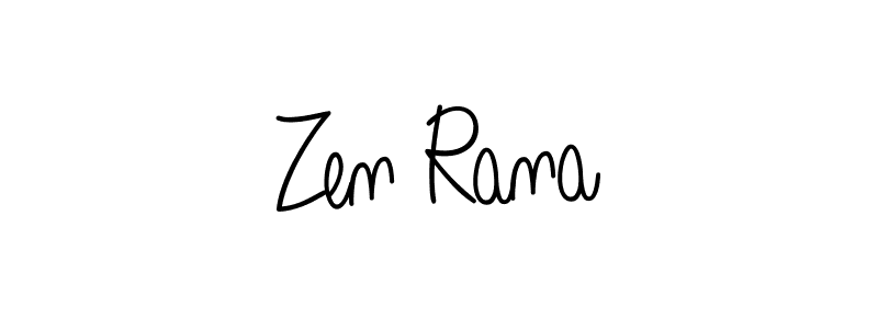 Angelique-Rose-font-FFP is a professional signature style that is perfect for those who want to add a touch of class to their signature. It is also a great choice for those who want to make their signature more unique. Get Zen Rana name to fancy signature for free. Zen Rana signature style 5 images and pictures png