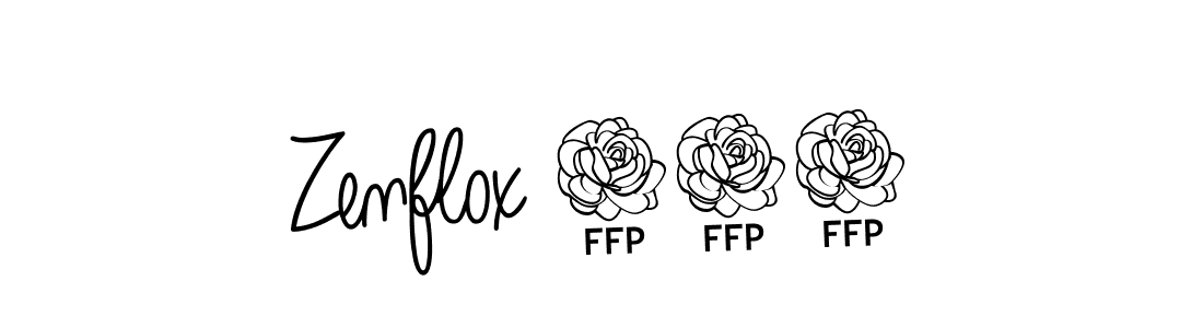 How to Draw Zenflox 200 signature style? Angelique-Rose-font-FFP is a latest design signature styles for name Zenflox 200. Zenflox 200 signature style 5 images and pictures png